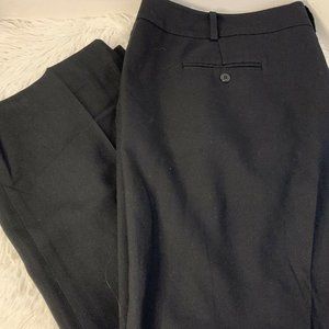 Elisabeth Petite Black Dress Pants Slacks Trousers 22P Career Lined Pockets Belt